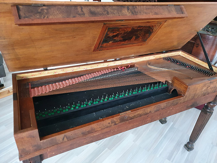 Clavichord nach Johann Heinrich Silbermann (Straßburg 1775). Anonyme Kopie o. Nr.