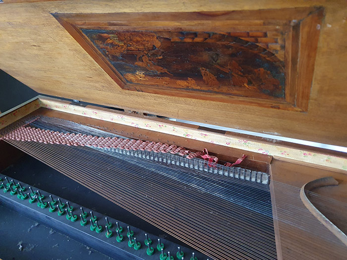 Clavichord nach Johann Heinrich Silbermann (Straßburg 1775). Anonyme Kopie o. Nr.