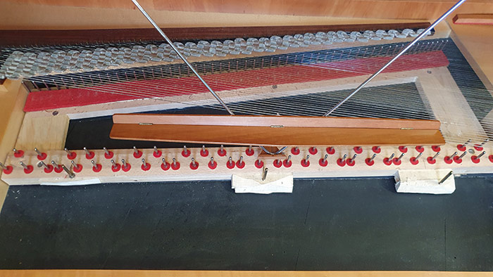 Clavichord nach Christian Gottlob Hubert (Ansbach 1782), Kopie von Rainer Schütze #S781 (Heidelberg 1957)